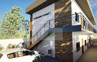 Imagem: A casa em condomínio possui 1 Dormitório, 1 Banheiro, 1 Vaga