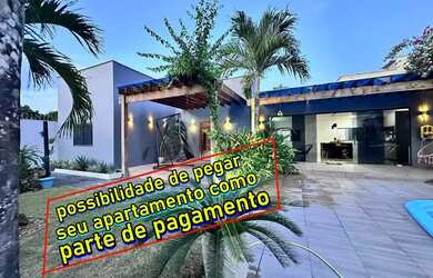 Imagem: A casa em condomínio possui 3 Dormitórios, 4 Banheiros, 4