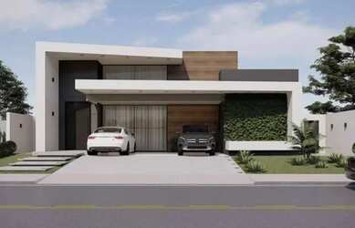 Imagem: A casa em condomínio possui 4 Dormitórios, 5 Banheiros, 3