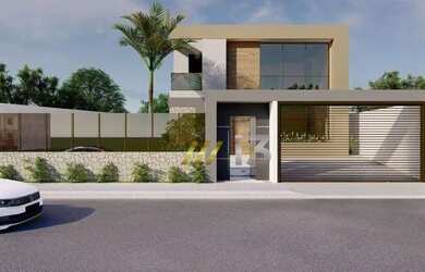 Imagem: A casa possui 3 Dormitórios, 3 Banheiros, 2 Vagas na garagem