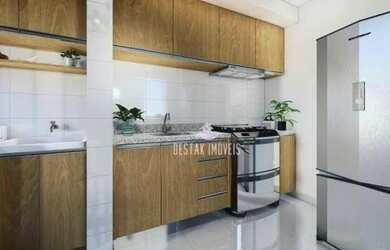 Imagem: O apartamento possui 2 Dormitórios, 1 Banheiro, 1 Vaga na garagem