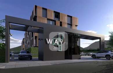 Imagem: O apartamento possui 2 Dormitórios, 1 Banheiro, 1 Vaga na garagem