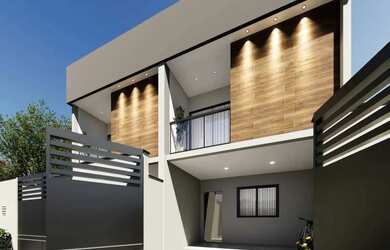 Imagem: A casa possui 2 Dormitórios, 3 Banheiros, 1 Vaga na garagem