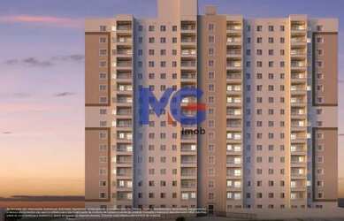 Imagem: O apartamento possui 2 Dormitórios, 1 Banheiro, 1 Vaga na garagem