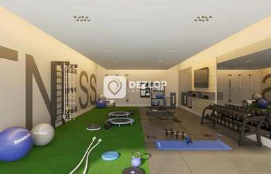 Imagem: O apartamento possui 2 Dormitórios, 1 Banheiro, 2 Vagas na