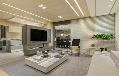 Imagem: O apartamento possui 3 Dormitórios, 4 Banheiros, 3 Vagas na