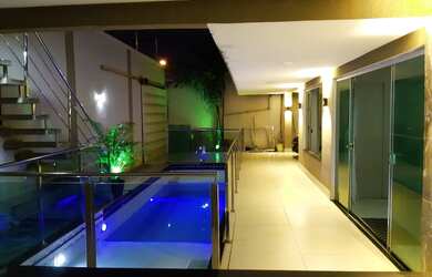 Imagem 1: Casa 4suite Mobiliado Alto Padrão Piscina lado shopping pronto pra financiar