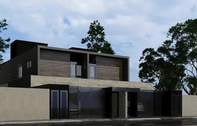 Imagem: A casa possui 3 Dormitórios, 1 Banheiro, 2 Vagas na garagem