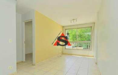 Imagem: O apartamento possui 1 Dormitório, 1 Banheiro, 1 Vaga na garagem