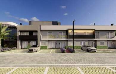 Imagem: A casa em condomínio possui 2 Dormitórios, 3 Banheiros, 2