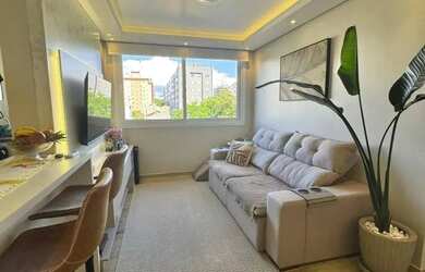 Imagem: O apartamento possui 2 Dormitórios, 2 Banheiros, 1 Vaga na