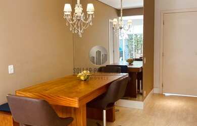 Imagem: A casa em condomínio possui 4 Dormitórios, 4 Banheiros, 3