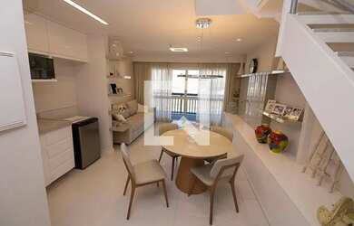 Imagem: O apartamento possui 1 Dormitório, 2 Banheiros, 1 Vaga na garagem