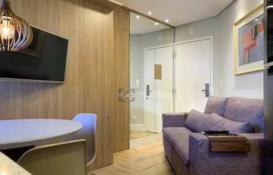 Imagem 1: Flat com 1 dormitório, 26 m² - venda por R$ 320.000 ou aluguel por R$ 4.500/mês - Vila Mar