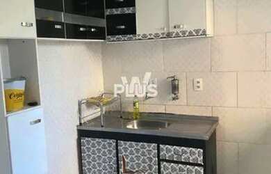 Imagem: O apartamento possui 2 Dormitórios, 1 Banheiro, 1 Vaga na garagem