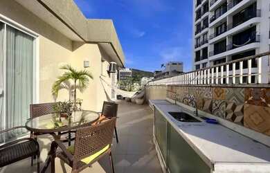 Imagem: O apartamento na cobertura possui 3 Dormitórios, 5 Banheiros