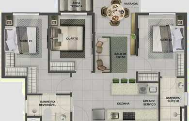 Imagem 10: Apartamento em Praia de Itaparica - Vila Velha ES