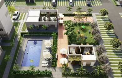 Imagem: O apartamento possui 2 Dormitórios, 1 Banheiro, 1 Vaga na garagem