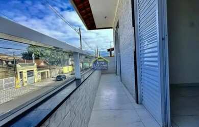 Imagem: A casa possui 2 Dormitórios, 1 Banheiro, 1 Vaga na garagem