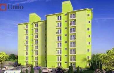 Imagem: O apartamento possui 2 Dormitórios, 1 Banheiro, 1 Vaga na garagem