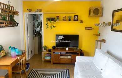 Imagem: O apartamento possui 1 Dormitório, 1 Banheiro, 39m² de Área