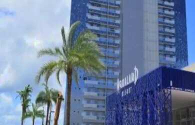 Imagem: O apartamento possui 1 Dormitório, 1 Banheiro, 2 Vagas na garagem