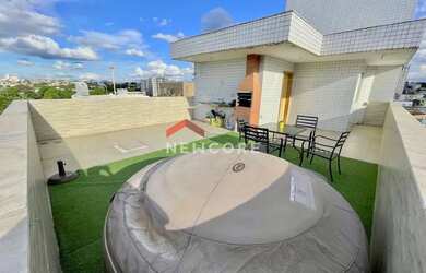 Imagem: O apartamento na cobertura possui 4 Dormitórios, 4 Banheiros