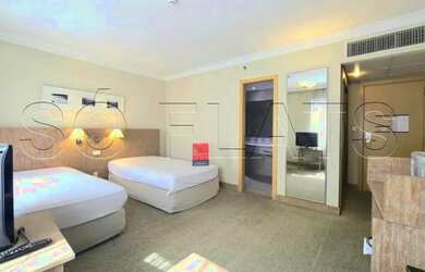 Imagem: O studio possui 1 Dormitório, 1 Banheiro, 1 Vaga na garagem