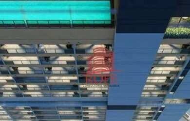 Imagem: O apartamento possui 1 Dormitório, 1 Banheiro, 28m² de Área