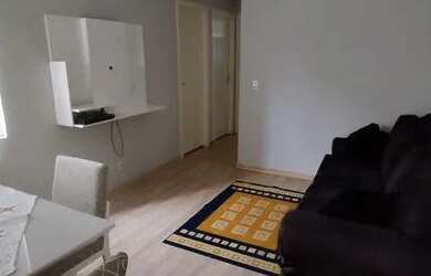 Imagem: O apartamento possui 2 Dormitórios, 1 Banheiro, 1 Vaga na garagem