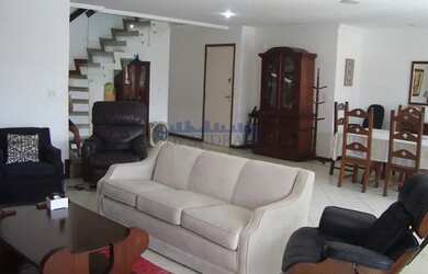 Imagem: O apartamento na cobertura possui 4 Dormitórios, 5 Banheiros