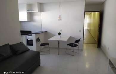 Imagem: O apartamento possui 1 Dormitório, 1 Banheiro, 40m² de Área