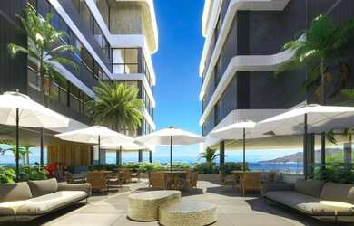 Imagem: O apartamento na cobertura possui 4 Dormitórios, 5 Banheiros