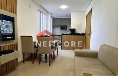 Imagem: O apartamento possui 2 Dormitórios, 1 Banheiro, 1 Vaga na garagem