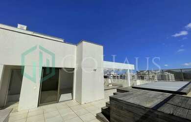 Imagem: O apartamento na cobertura possui 3 Dormitórios, 4 Banheiros