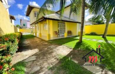 Imagem: A casa em condomínio possui 4 Dormitórios, 4 Banheiros, 5