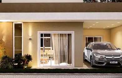 Imagem: A casa em condomínio possui 3 Dormitórios, 2 Banheiros, 1