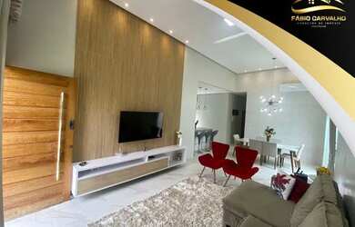 Imagem: A casa em condomínio possui 3 Dormitórios, 4 Banheiros, 2