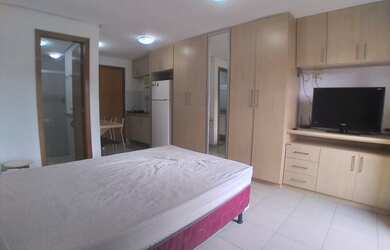 Imagem: A kitnet possui 1 Dormitório, 1 Banheiro, 1 Vaga na garagem