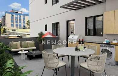 Imagem: O apartamento na cobertura possui 4 Dormitórios, 3 Banheiros