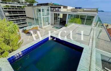 Imagem: O apartamento na cobertura possui 5 Dormitórios, 5 Banheiros