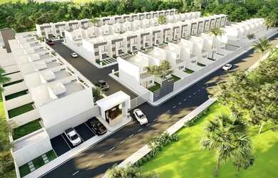 Imagem: A casa em condomínio possui 3 Dormitórios, 3 Banheiros, 2