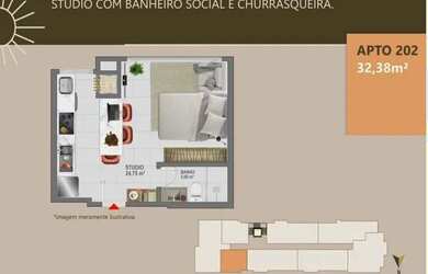 Imagem 4: Apartamento para Venda em Florianópolis, Ingleses, 3 dormitórios, 1 suíte, 2 banheiros, 1