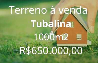 Imagem: O terreno possui 1.000m² de Área e está localizado em Tubalina