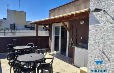 Imagem: O apartamento na cobertura possui 3 Dormitórios, 2 Banheiros