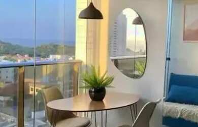 Imagem: O apartamento possui 1 Dormitório, 1 Banheiro, 1 Vaga na garagem