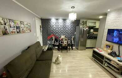 Imagem: O apartamento possui 2 Dormitórios, 1 Banheiro, 1 Vaga na garagem