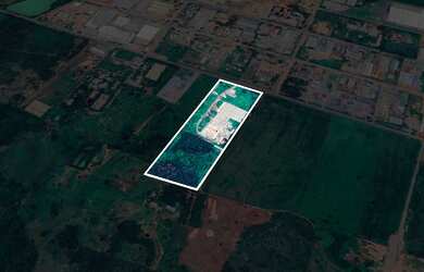 Imagem: O terreno possui 16.246m² de Área e está localizado em Distrito