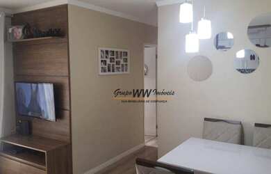 Imagem: O apartamento possui 2 Dormitórios, 1 Banheiro, 1 Vaga na garagem