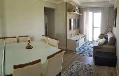 Imagem: O apartamento possui 2 Dormitórios, 1 Banheiro, 1 Vaga na garagem